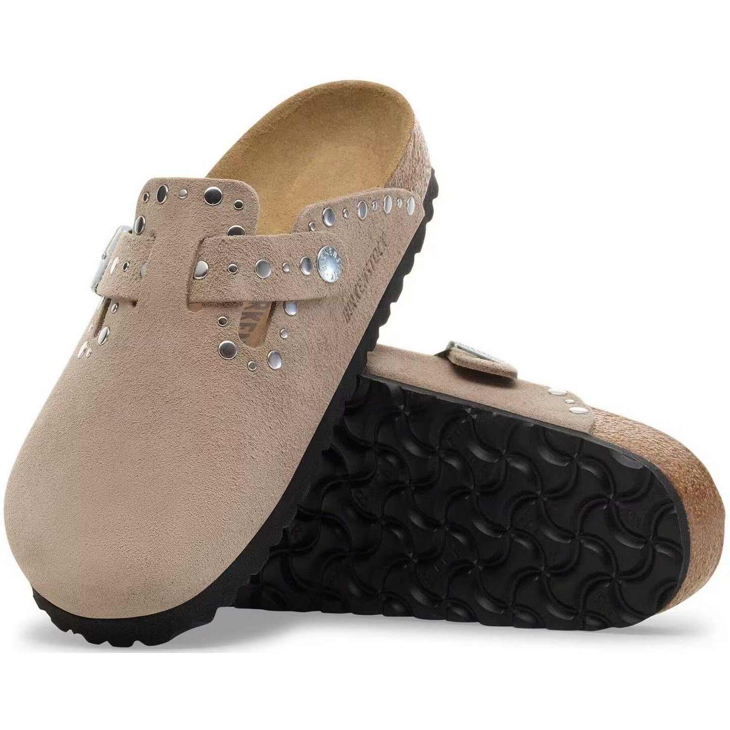 Sandali Unisex Birkenstock - Boston Rivet - Beige