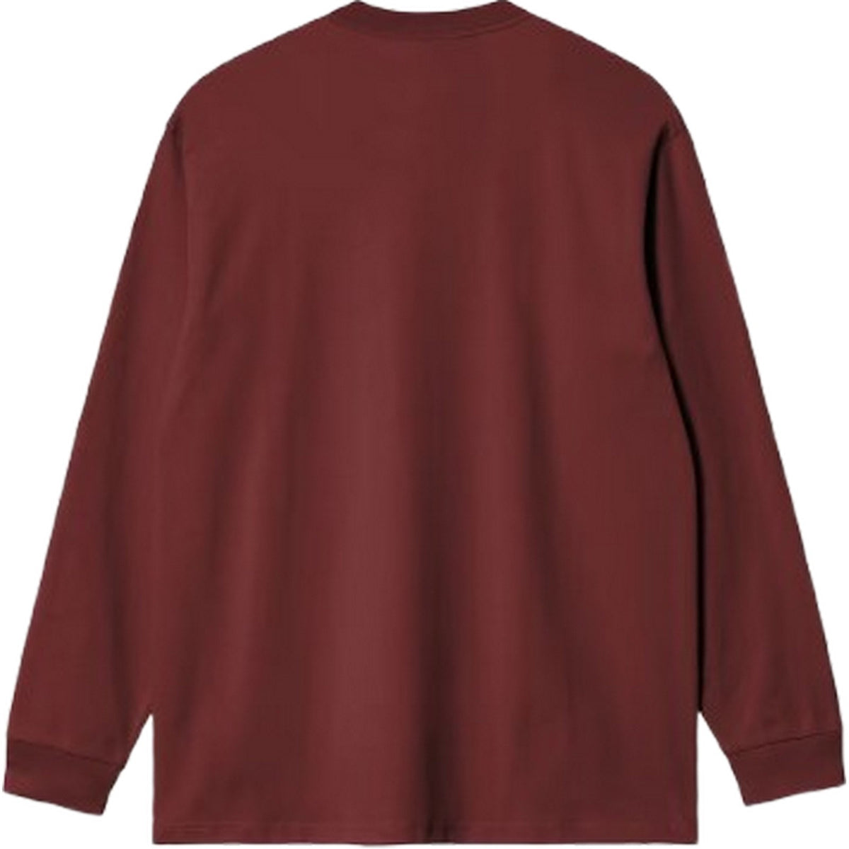 Maglie a manica lunga Uomo Carhartt Wip - L/S American Script T-Shirt - Bordeaux