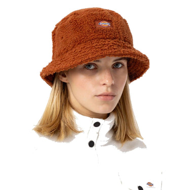 Chapeaux Bob Unisexe Dickies - Seau Chute Rouge - Bronze