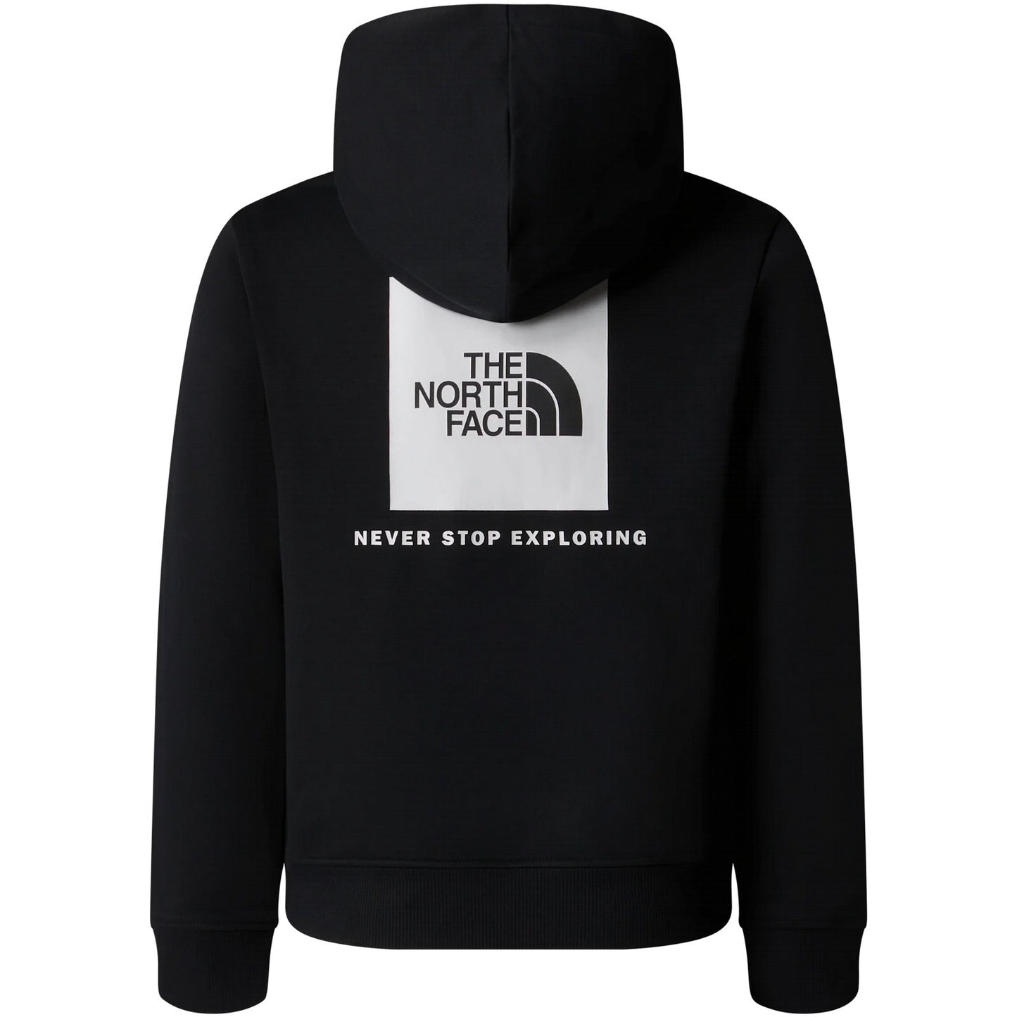 Bluzy chłopięce unisex The North Face - Teen Box Nse Regularna bluza z kapturem - czarna