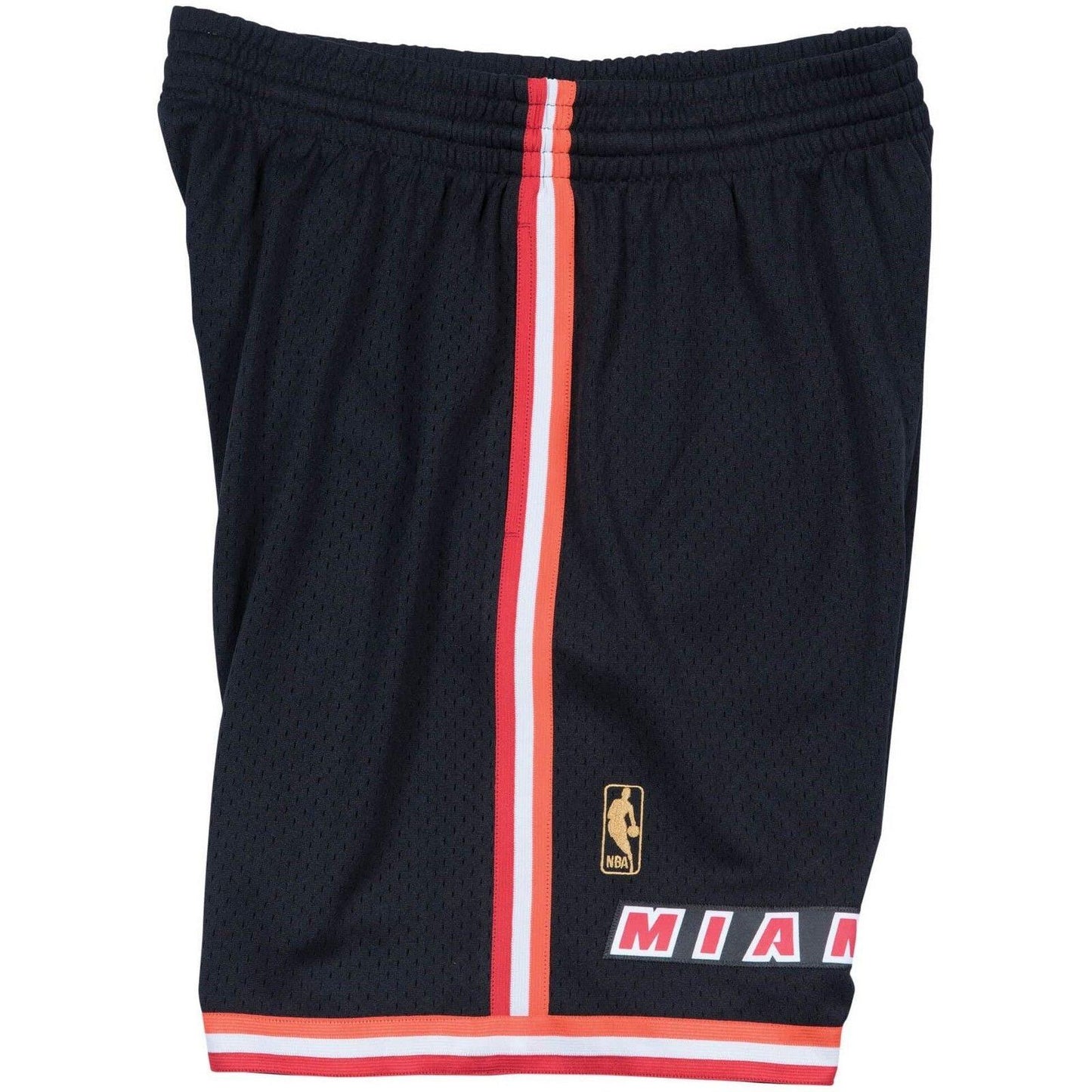 Mitchell & Ness Pantalones cortos para hombre - Pantalones cortos Swingman - Negro