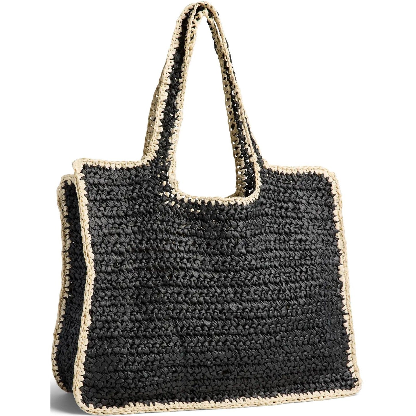 Borse a mano Donna Pieces - Pclydia Contrast Shopper - Nero