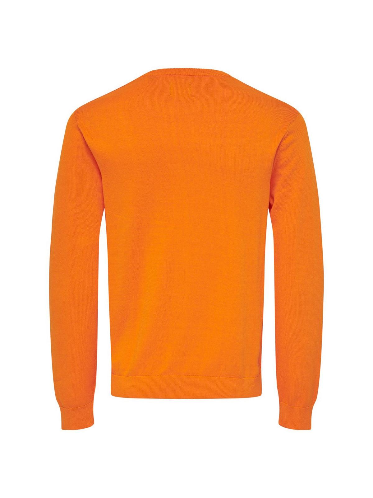 Maglie Uomo Only & Sons - Onsbovi Reg Ls 12 Wash Knit - Arancione