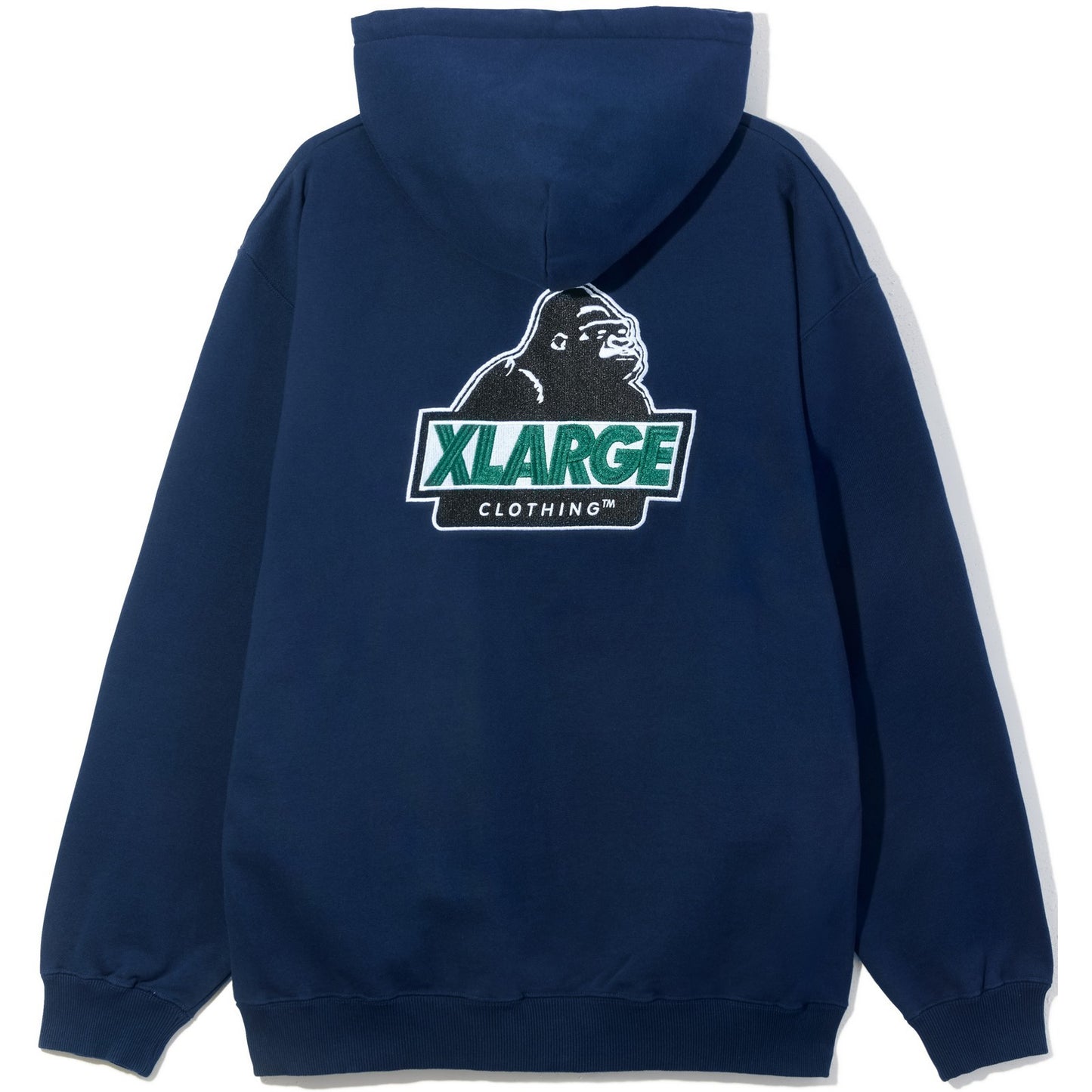 Felpe con cappuccio Unisex XLarge - Slanted Og Zip Hooded Sweatshirt - Blu