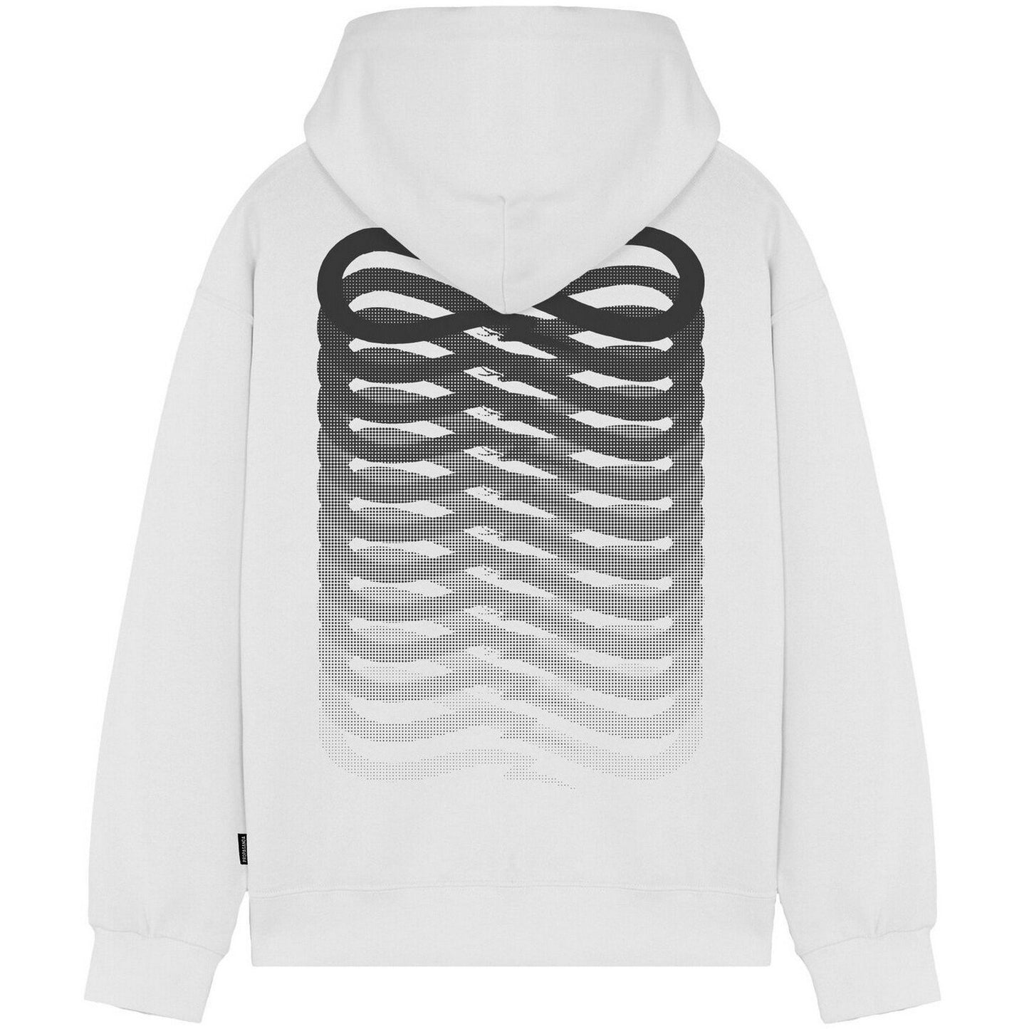 Felpe con cappuccio Uomo Propaganda - Felpa Ribs Classic - Bianco