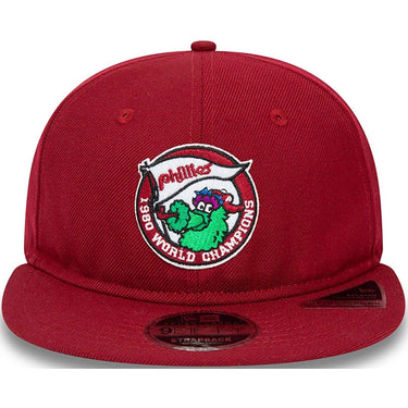Casquettes de baseball New Era pour hommes - Mlb Retro 9Fifty Rc Phiphico - Rouge