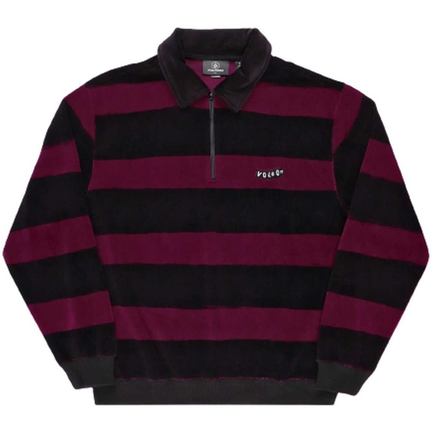 Felpe senza cappuccio Uomo Volcom - Nevermine Crew - Bordeaux