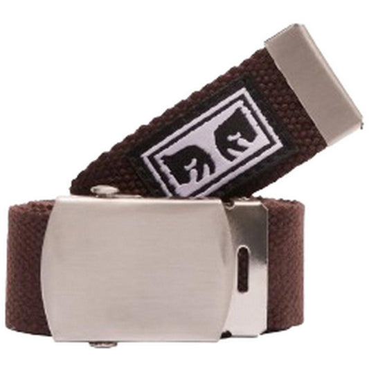 Obey Unisex-Gürtel – Big Boy Webgürtel – Braun