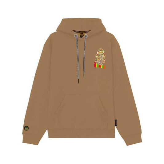 Mushroom Men's Hoodies - Sweatshirt - Brown