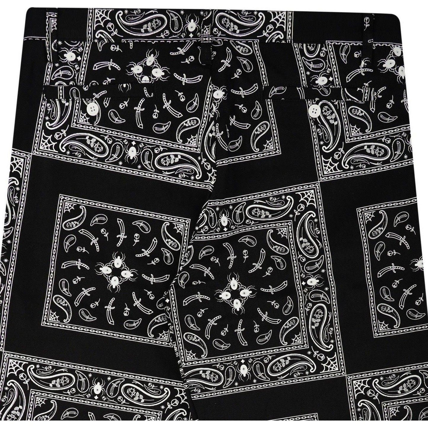 Pantalon Doomsday pour hommes - Pantalon Chino Bandana - Noir