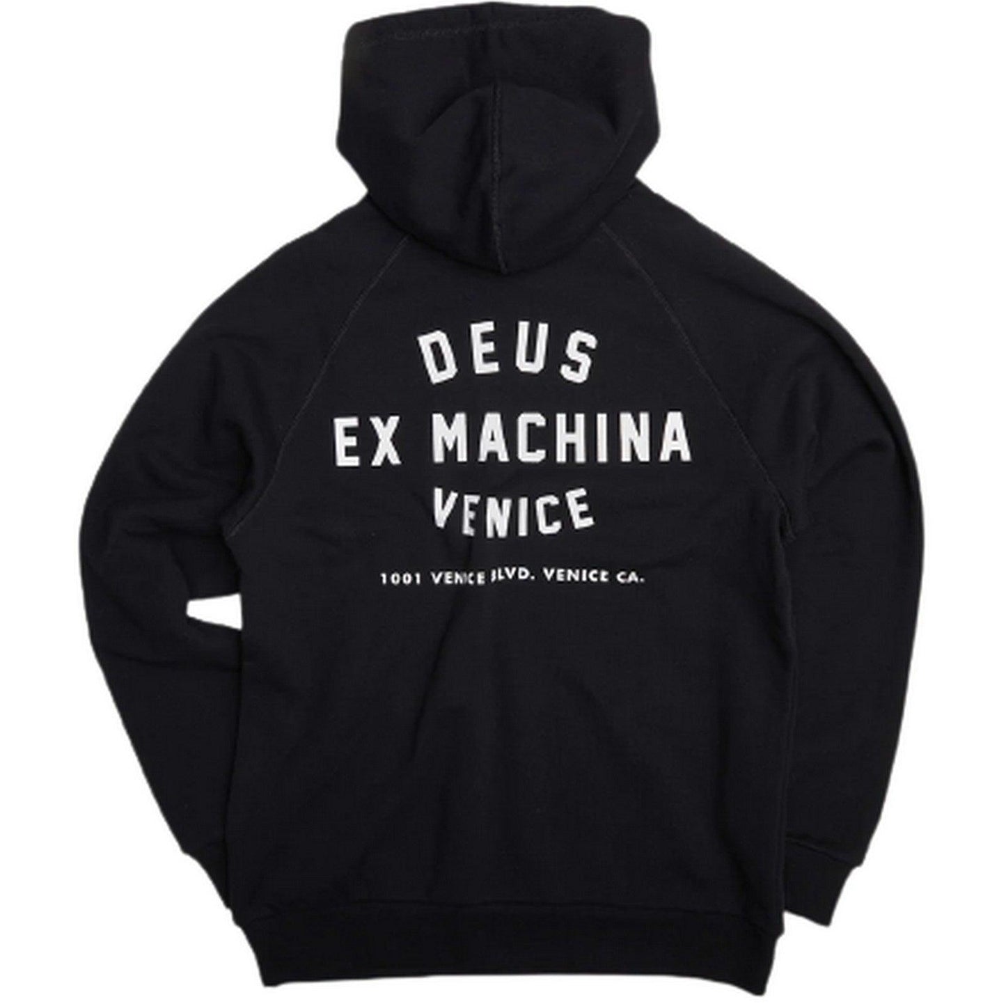 Felpe con cappuccio Uomo Deus Ex Machina - Venice Address Hoodie - Nero
