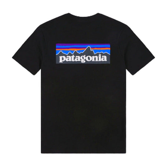 T-shirt Uomo Patagonia - M's P-6 Logo Responsibili-Tee - Nero