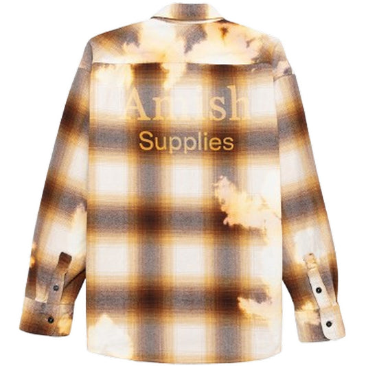 Camicie casual Uomo Amish - Work Shirt - Marrone