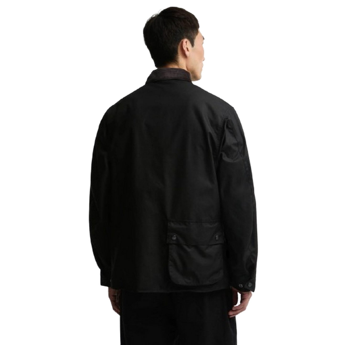 Giacche Uomo Barbour International - Brake Line Wax Jacket - Nero
