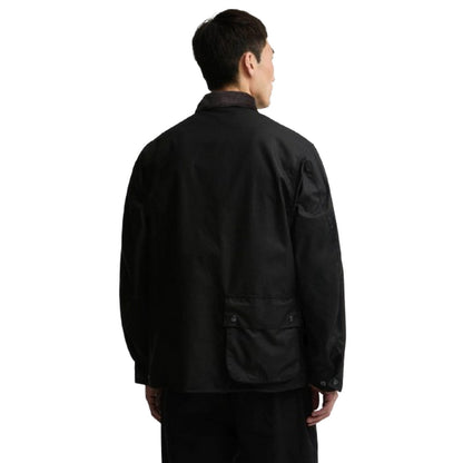 Giacche Uomo Barbour International - Brake Line Wax Jacket - Nero