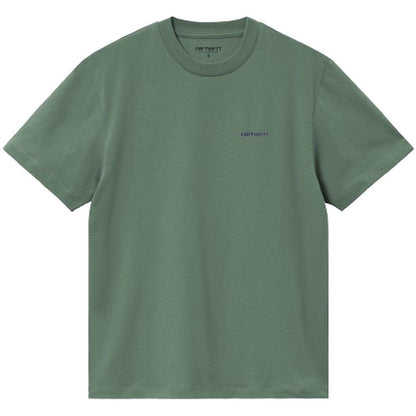 T-shirt Donna Carhartt Wip - W' S/S Script Embroidery T-S - Verde