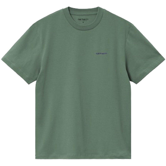 T-shirt Donna Carhartt Wip - W' S/S Script Embroidery T-S - Verde