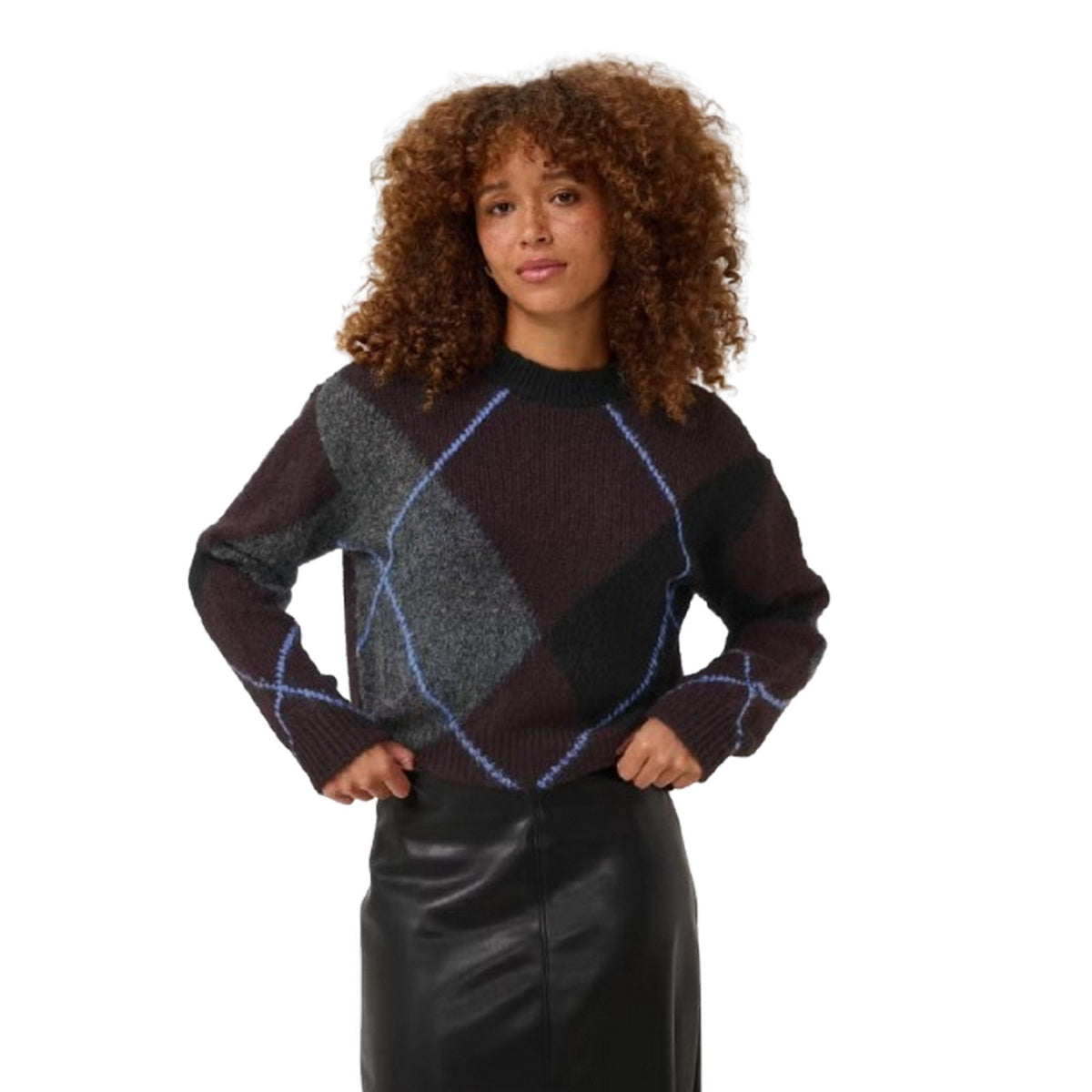 Maglioni Donna Kaffe - KAgrith Knit Pullover - Grigio