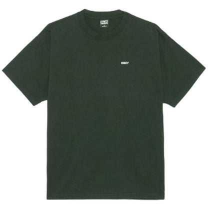 T-shirt Unisex Obey - Obey Bold Icon Heavyweight Tee - Verde