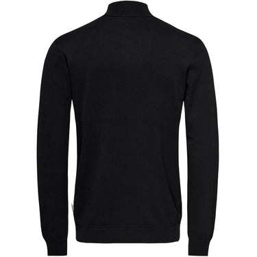 Langarmhemden für Herren Only & Sons - Onswyler Life Reg 14 Half Zip Knit Noos - Schwarz