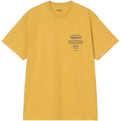 T-shirt Uomo Carhartt Wip - S/S Sandwich T-Shirt - Giallo