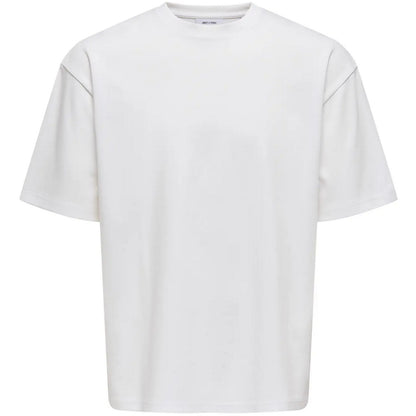 T-shirt Uomo Only & Sons - Onscaspian Airflex Boxy Ss Tee Noos - Bianco