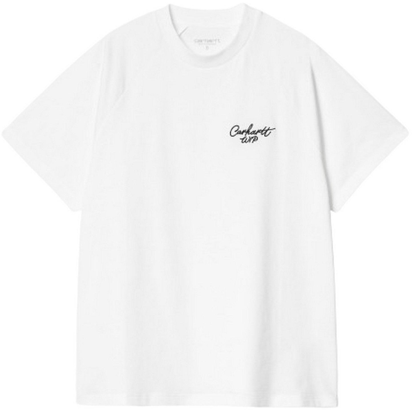 T-shirt Donna Carhartt Wip - W' S/S Signature T-Shirt - Bianco