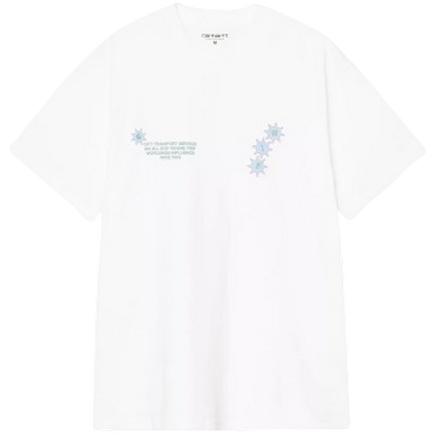 T-shirt Uomo Carhartt Wip - S/S C Trip T-Shirt - Bianco