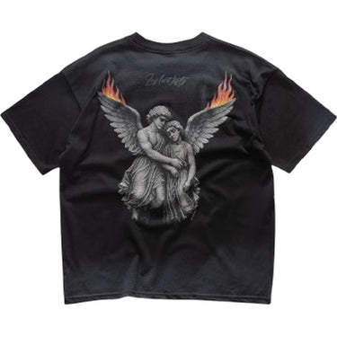 T-shirt Uomo Les Artists - T-Shirt M/M Box Fit Angels - Nero