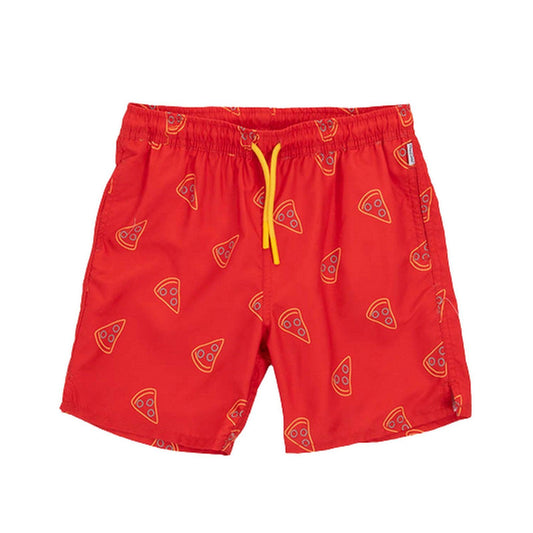 Pantaloncini e calzoncini Bambino Happy Socks - Bambino Pizza Slice Swimshorts - Rosso