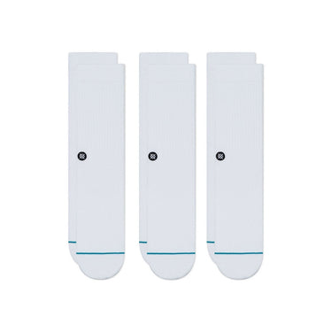 Chaussettes unisexe Stance - Icon 3 Pack - Blanc