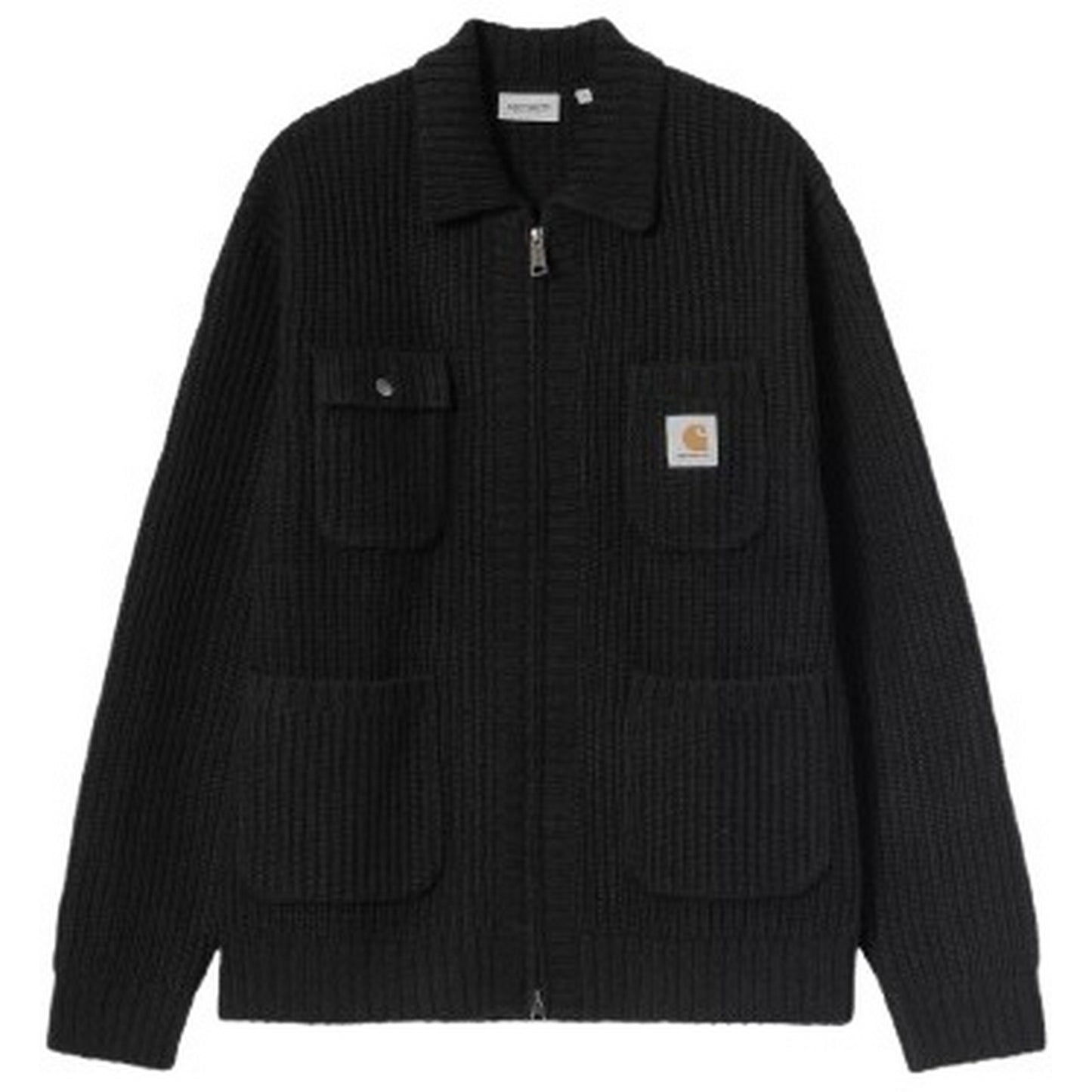 Giacche Uomo Carhartt Wip - Chore Knit Jacket - Nero