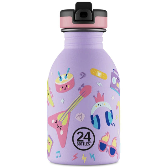 Thermoskanne für Getränke Kinder Unisex 24 Flaschen – Urban Bottle 250 Music Friends – Mehrfarbig