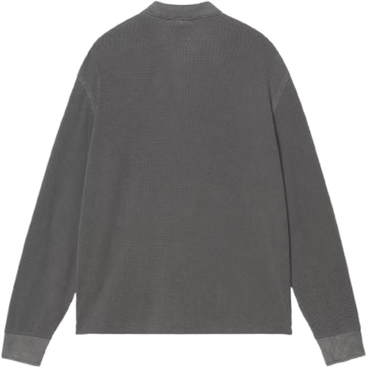 Camicie casual Uomo Carhartt Wip - L/S Waffle Rugby Shirt - Nero