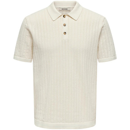 Polo a manica lunga Uomo Only & Sons - Onsmoon Reg 12 Ss Polo Knit Noos - Grigio