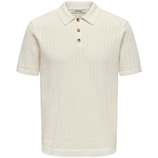 Polo a manica lunga Uomo Only & Sons - Onsmoon Reg 12 Ss Polo Knit Noos - Grigio