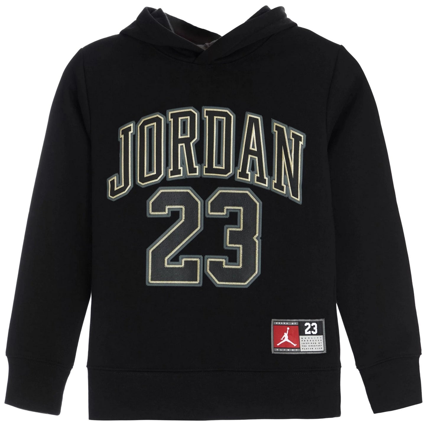 Felpe con cappuccio Ragazzi Unisex Jordan - Jdb Jordan Hbr Flc Po Hoodie - Nero