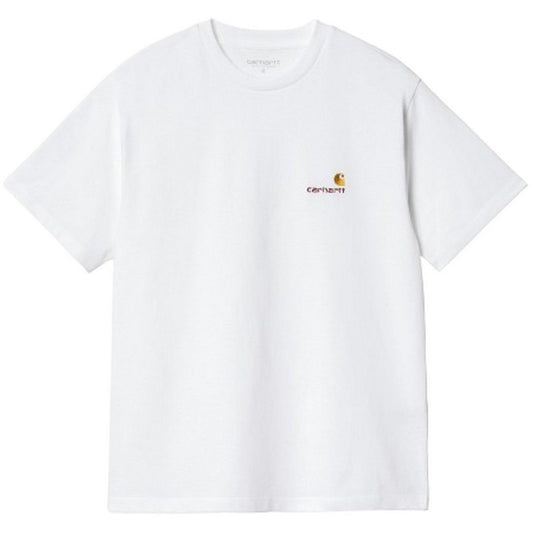 T-shirt Donna Carhartt Wip - W' S/S American Script T-Shirt - Bianco