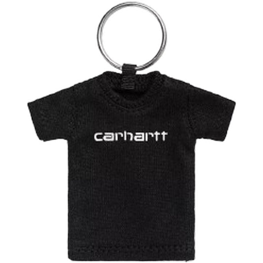Uomo Unisex Carhartt Wip - Mini Script T-Shirt Keychain - Nero