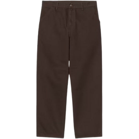 Pantaloni Uomo Carhartt Wip - Single Knee Pant - Marrone