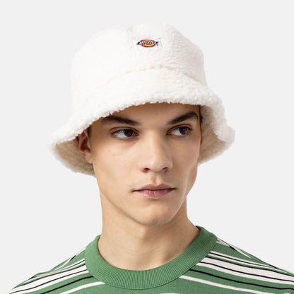 Cappelli alla pescatora Unisex Dickies - Red Chute Bucket - Bianco