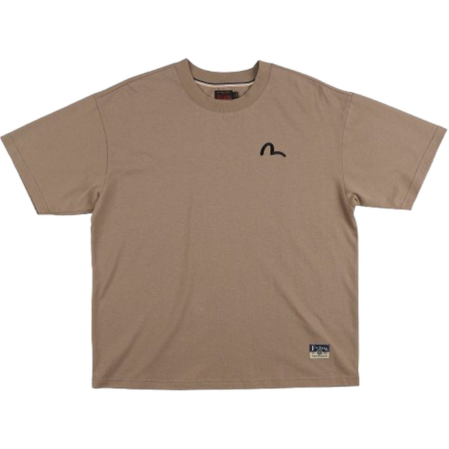 T-shirt Uomo Evisu - Ht, Seagull Emb. Ss Tee - Beige