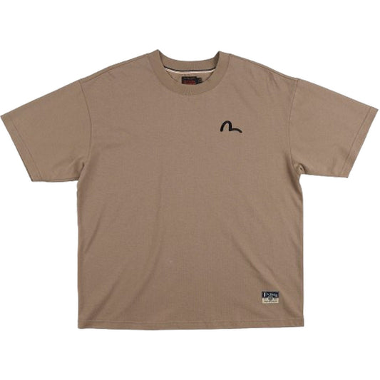 T-shirt Uomo Evisu - Ht, Seagull Emb. Ss Tee - Beige