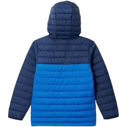 Giacche Ragazzo Columbia - Powder Lite™ Boys Hooded Jacket - Blu