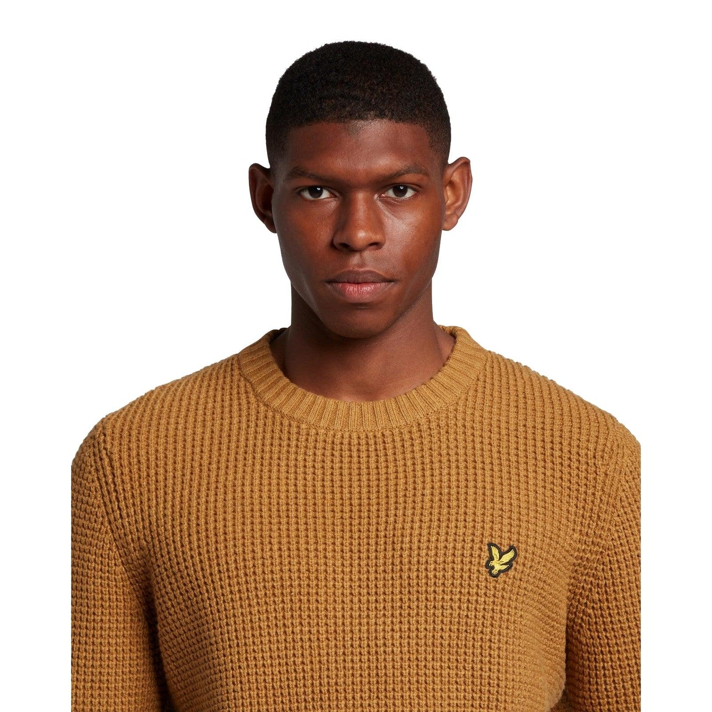 Maglioni Uomo Lyle & Scott - Thermal Stitch Jumper - Oro