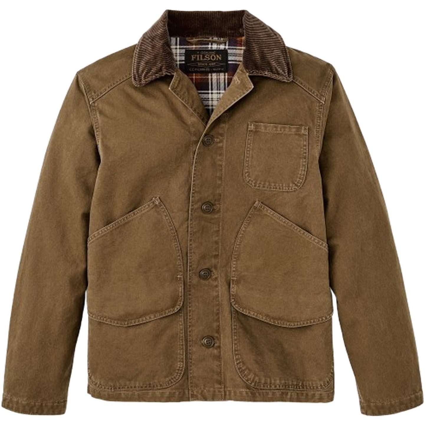 Giacche Uomo Filson - Canvas Outfitter Jacket - Marrone