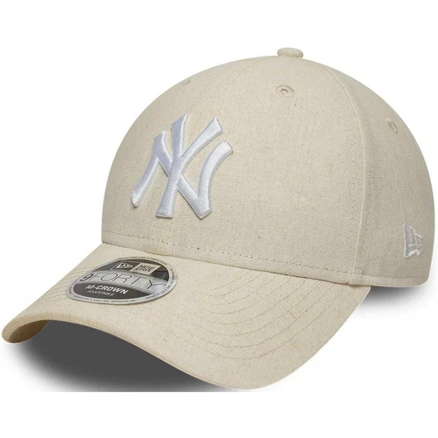 Cappellini da baseball Unisex New Era - Linen 9Forty Mc - Bianco