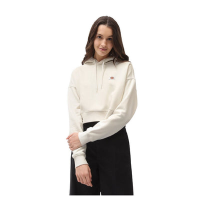 Felpe con cappuccio Donna Dickies - Oakport Cropped Hoodie W - Panna