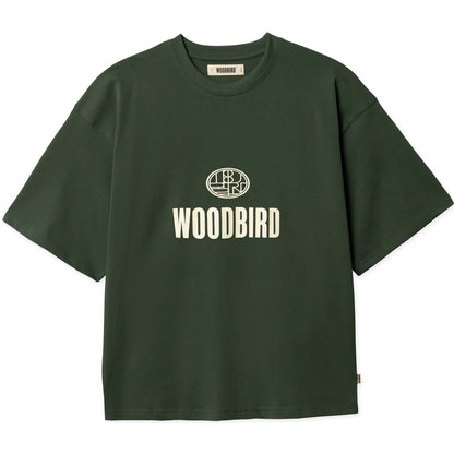 T-shirt Uomo Woodbird - Wbbeam Nine Tee - Verde