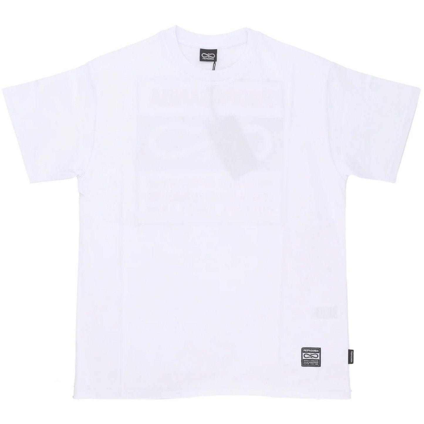 T-shirt Uomo Propaganda - T-Shirt Label Classic - Bianco